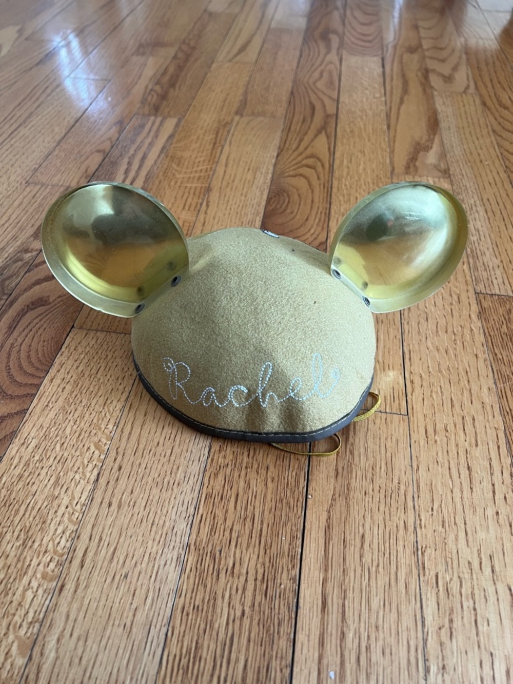 Disneyland Resort 50th Anniversary Gold Metallic Mickey Mouse Ear Hat Infant - Picture 2 of 3
